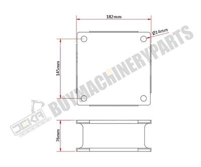 Shock Absorber Rubber Vibration Mount 336742 4700336742 for Dynapac CA15 CA121 CA141 CA150 CA152 CA151 CA25 CA251 CA260