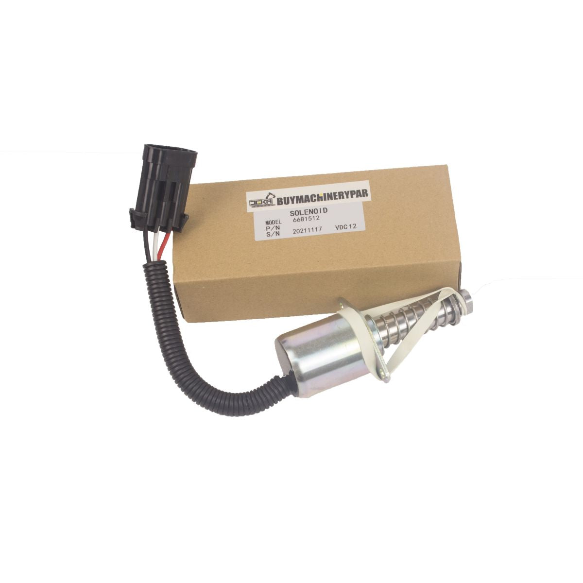 Shut Off Solenoid 6681512 6681513 6690563 Fit for Bobcat A220 S70 S100 S130 S150 S160 S175 S185 S205 S220