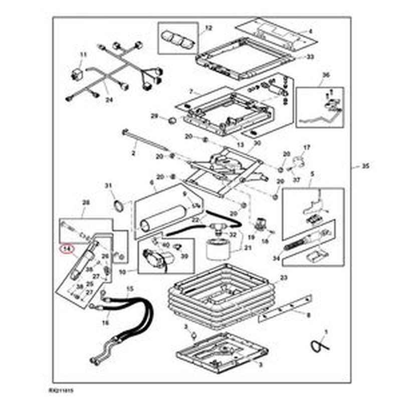 Actuator RE165499 AD219242A for John Deere 6068/6081/6090 Tractor Engines