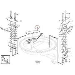 Spacer CH79089 for Volvo Motor Grader G700 G700B G900 G900B G900C
