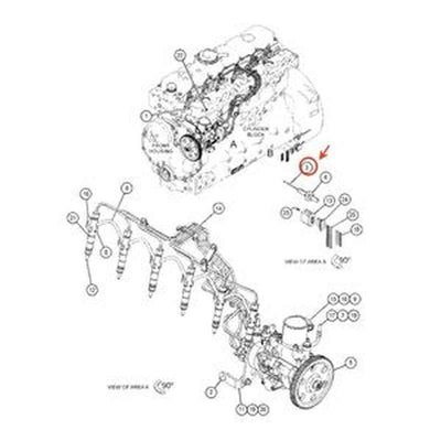 Speed Sensor 203-6797 for Caterpillar CAT 3056/3054/C4.4/C3.3 Engine