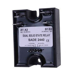 SSR 17-32VDC Input 40A Dual Solid State Relay - Replaces Crydom D2440DE