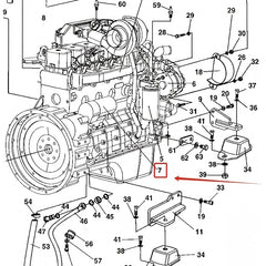 Starter 4700939504 for Dynapac Vibratory Roller CA600D CA610D