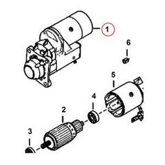 Starter 6667587 for Bobcat Skid Steer Loader 643 645 743 751 753 763 773 7753 S300