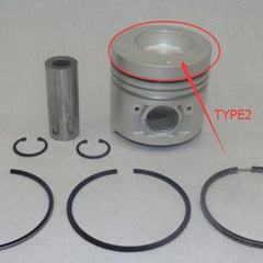 STD D1402 Pistons with Pin & Rings & Liners Kit STD for Kubota Engine KH91 Excavator - Buymachineryparts