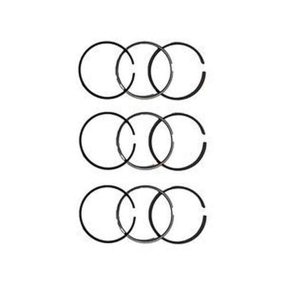 Heavy-Duty Piston Ring YM129590-22510 for Komatsu Engine 3D78