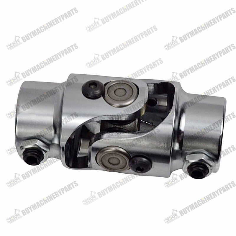 Steering Shaft U Joint 3/4 DD to 3/4 36 Spline Single Chrome U Joint Coupling - Buymachineryparts