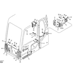 Placa de impacto 14527405 para excavadora Volvo EC135B EC180B EC200B EC210B EC290B EC330B EC460B EC700B EW130 EW140B EW160B 