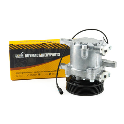 SV07E A/C Compressor 447280-3080 for Kubota Tractor M126 M135 M6 Tractor With 6 Groove Pulley