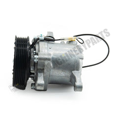 SV07E A/C Compressor 447280-3080 for Kubota Tractor M126 M135 M6 Tractor With 6 Groove Pulley