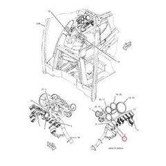 Rocker Switch Assembly 300-4994 for Caterpillar CAT Loaders 414E-432E