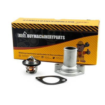 Cubierta del termostato, termostato y junta 6598118 6732199 3918235 para excavadora Bobcat 225 231 