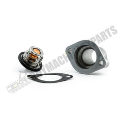 Cubierta del termostato, termostato y junta 6598118 6732199 3918235 para excavadora Bobcat 225 231 