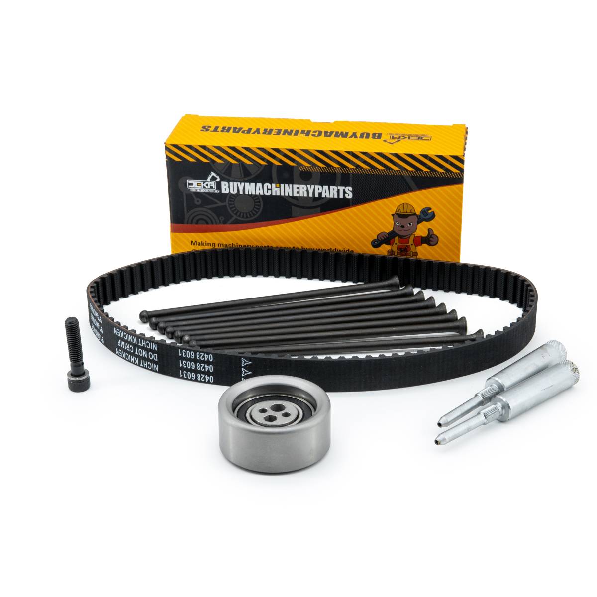 Timing Belt Kit with Push Rods and Timing Pin Set 02929933&02109085&100700 for Deutz Engines 1011 1011F Bobcat Skid Steer Loaders 863 T200