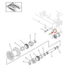 Track Roller PH64D00010F1 for Kobelco SK40SR Excavator, CASE CX47, New Holland EH45