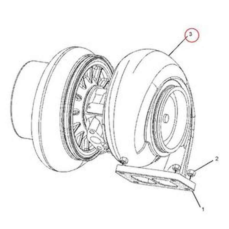 Turbocharger 250-7700 for Caterpillar CAT C-9 Engine Excavators 330D 340D 336D L M330D