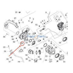 Turbocharger DZ109307 RE551107 DZ100547 for John Deere Tractor 3029 4039 6068