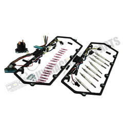 Valve Cover Gaskets + Inner Injector Glow Plug Harness with Relay + 8 Glow Plugs F81Z-6584-AA F81Z-9D930-AB for Ford 1999-2003 Powerstroke 7.3L F250 F350 E250 E350