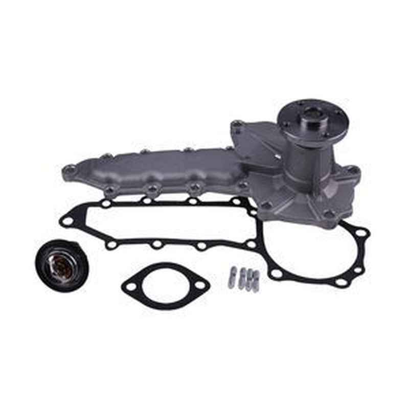 Premium Water Pump & Thermostat Kit 15521-73035/16221-73270/19434-73014 for Kubota Excavator