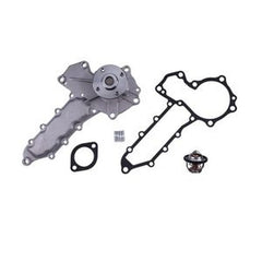 Premium Water Pump & Thermostat Kit 15521-73035/16221-73270/19434-73014 for Kubota Excavator