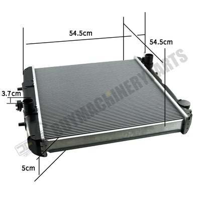 Radiador do depósito de água 184015-44501 para Yanmar VIO75-B VIO-80