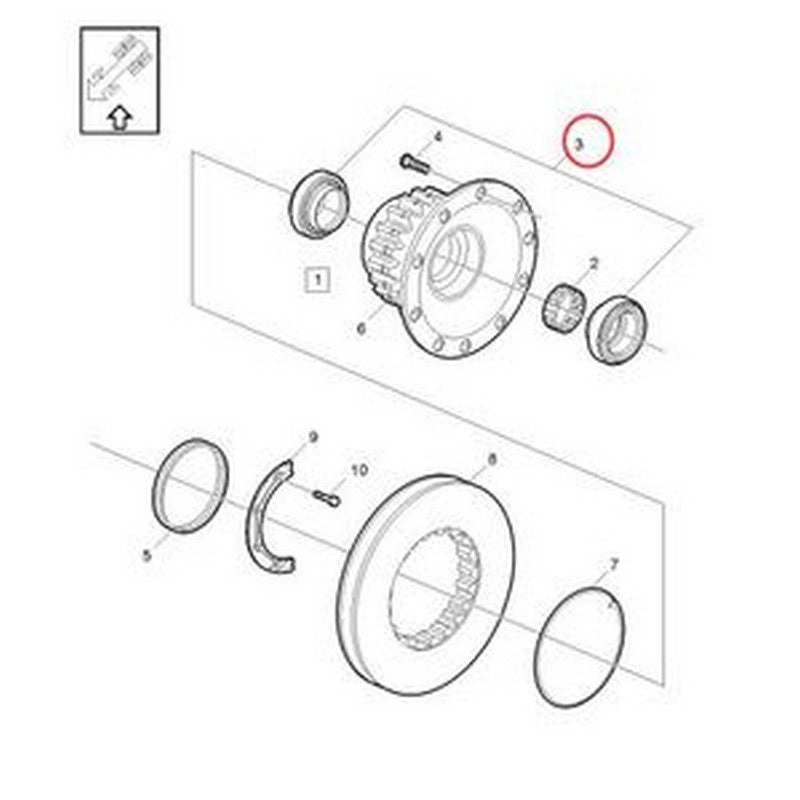 Wheel Hub Bearing Front Axle 20518637 21021391 for Volvo Truck FH FM VN VNL Bus B11R B12B B13R B7R B9L - Buymachineryparts