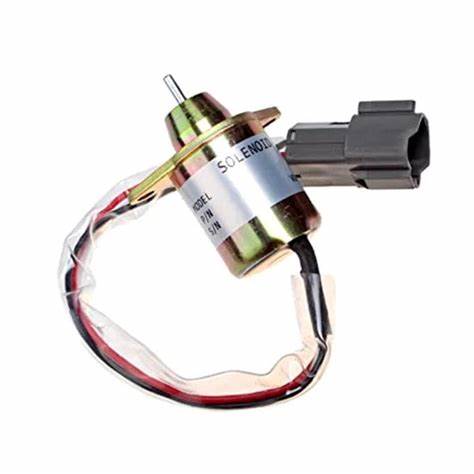 12V Fuel Shutdown Shutoff Stop Solenoid XJAU-00474 for Hyundai R35-7Z R35Z-7A R35Z9 R55-7 R55-9S R55W-9S R55W7 RC60-7