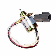 12V Fuel Shutdown Shutoff Stop Solenoid XJAU-00474 for Hyundai R35-7Z R35Z-7A R35Z9 R55-7 R55-9S R55W-9S R55W7 RC60-7