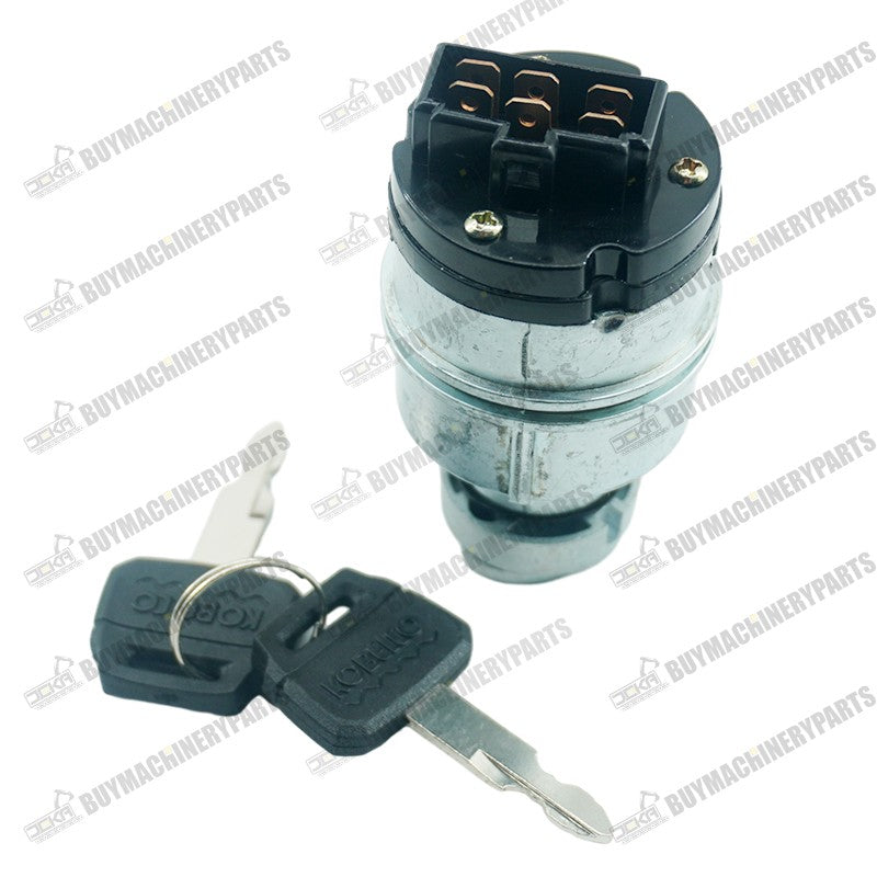 Ignition Switch Excavator Key Switch YN50S00026F1 for Kobelco SK170-8 SK210-8 SK135SR-1E SK200SR SK160LC-6E