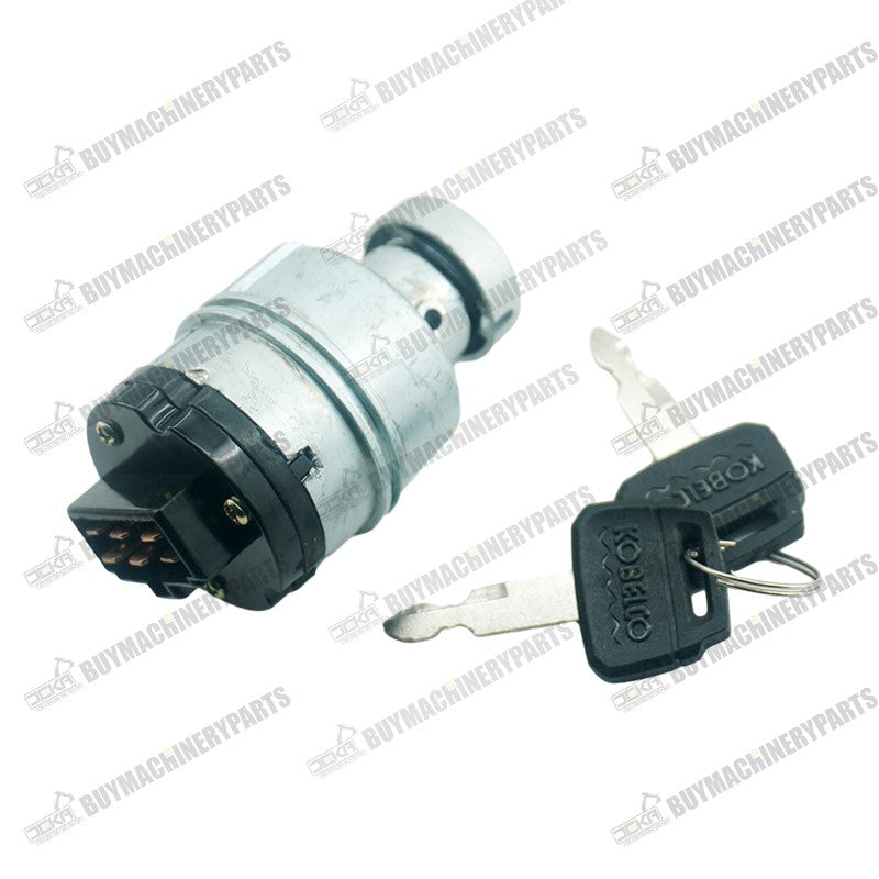 Ignition Switch Excavator Key Switch YN50S00026F1 for Kobelco SK170-8 SK210-8 SK135SR-1E SK200SR SK160LC-6E