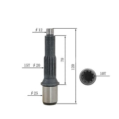 YUCHAI YC35 Travel motor Pump shaft NACHI