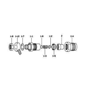 Zexel Fuel Injector 093500-2190 MM318941 for Mitsubishi Engine C45 - Buymachineryparts