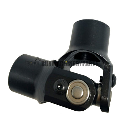 Universal Coupling 3/4' Round x 3/4' Smooth Round Steering U Joint Weld for Racing Univeral Black - Buymachineryparts