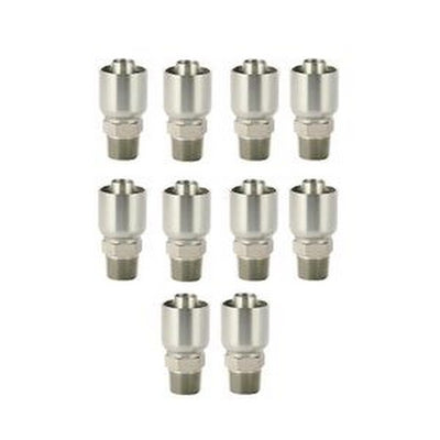 10PCS Hydraulic Hose Fitting With 1/2