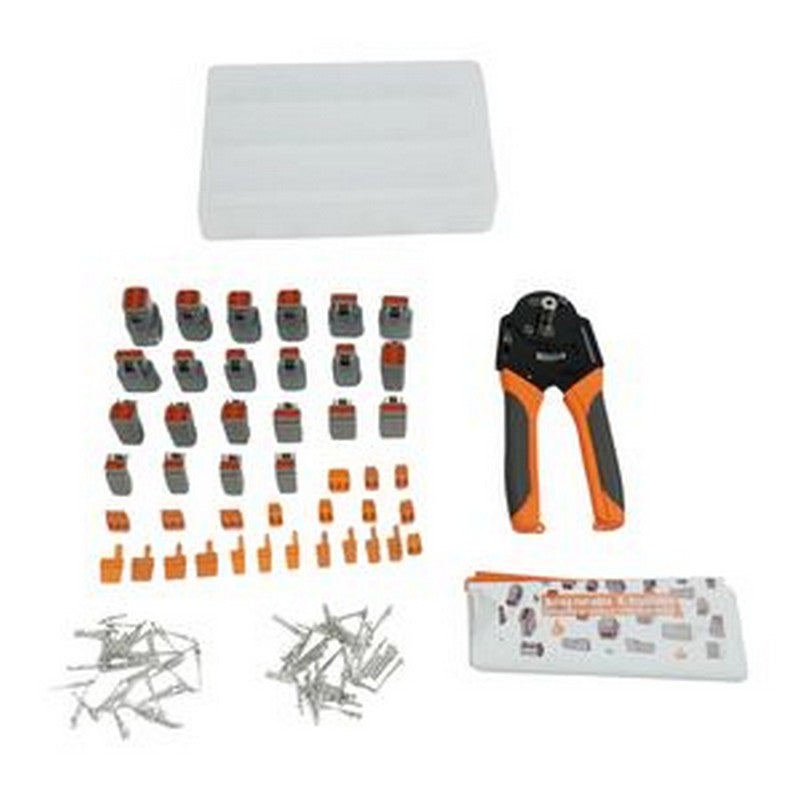 116 Pcs Deutsch DTM Connector Starter Kit & Crimper