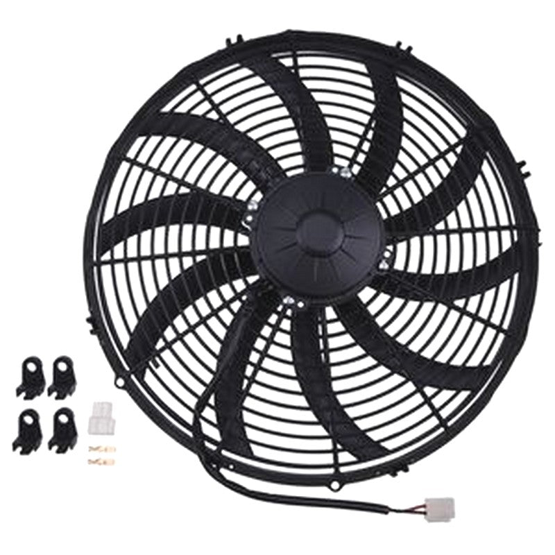 12V 16.00 High Performance Pusher Fan 30102047 VA18-AP70/LL-86S for Spal Straight Blades