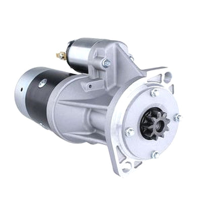 12V 9T Starter Motor YM123900-77010 for Komatsu Skid Steer Loader CK20 CK25 SK1026 SK1020 Excavator PC75R PC95R PC110R - Buymachineryparts