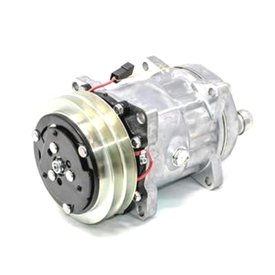 12V Sanden SD7H15 A/C Compressor 89644-9 for Bobcat Telescopic Handler T2556 T2566 Versahandler V518