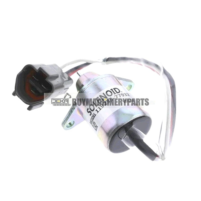 12V Shut Off Stop Solenoid YM119233-77932 for Komatsu Engine 3D76E-6 3D82AE-6 4D88-6 Excavator PC20MR-2 PC55MR-3 PC75R-2