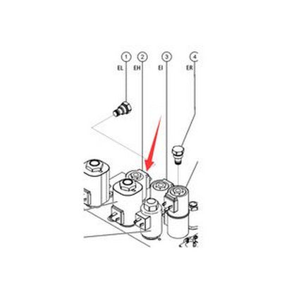 12V Solenoid Valve Coil 1281769GT for Genie Boom Lift SX-105 XC SX-125 XC - Buymachineryparts