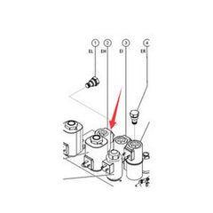 12V Solenoid Valve Coil 1281769GT for Genie Boom Lift SX-105 XC SX-125 XC - Buymachineryparts