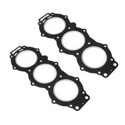 2 Pcs Cylinder Head Gasket 688-11181-00 for Yamaha Outboard 75 80 85 90 HP