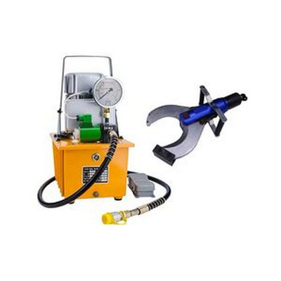 220V High Pressure Electric Hydraulic Oil Pump GYB-700A & Cable Cutter CPC-120C