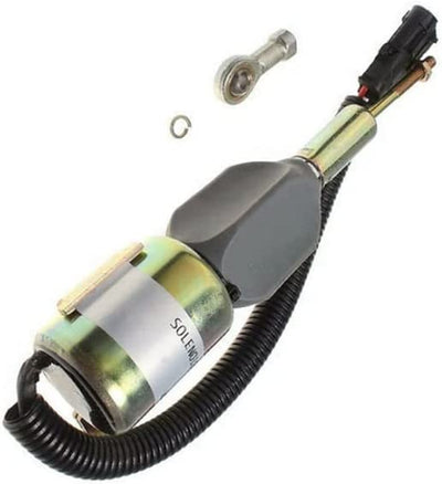 24V Fuel Shut Down Off Stop Solenoid Valve 6733-81-9130 for Komatsu Engine 4D102E 6D102E Wheel Loader WA270-3 WA250-3 WA120-3 WA180-3