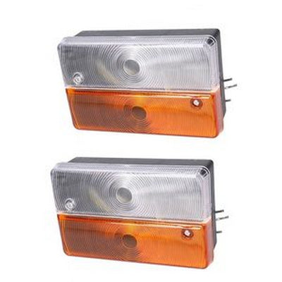 2Pcs Front Side Light Lamp 700/30800 for JCB Backhoe Loader 2CX 3C 3CX 3D 4C 4 4CX