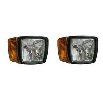 2Pcs Head Light 700/38500 for JCB Backhoe Loader 2CX 3CX 4CX