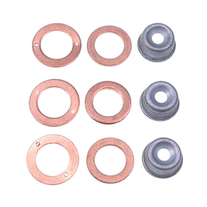 3 Cylinder Injector Seal Kit with Heat Shield 19077-53650 for Kubota E ...