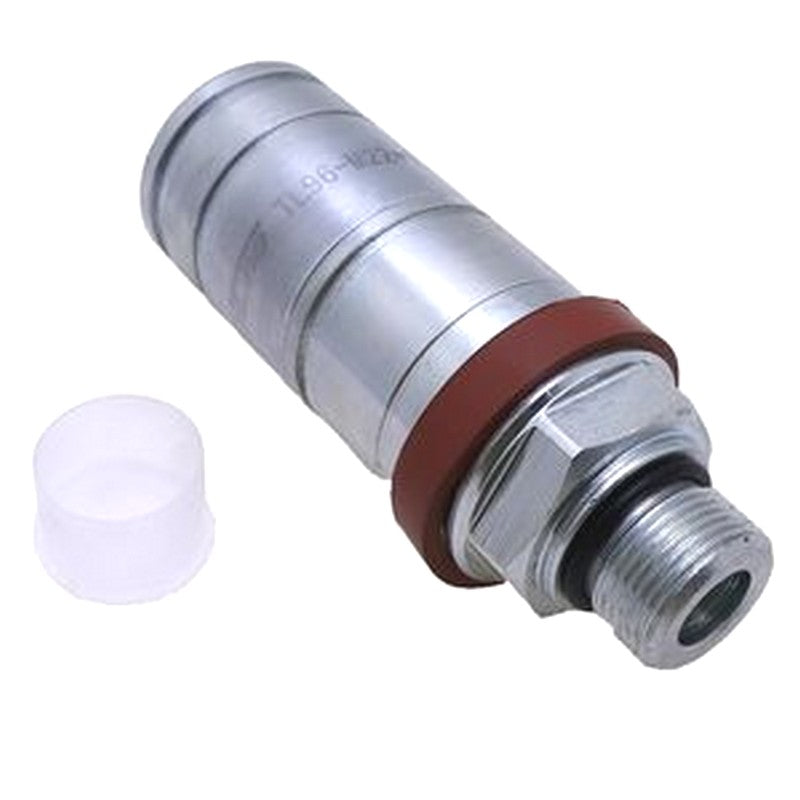 3CFPV Push Pull Valve Breakaway Hydraulic Female Quick Coupler with Cap for John Deere 5720 5820 6010 6020 6110 6200 7130 7530