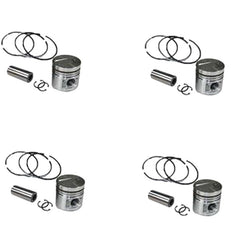4 Cylinders STD Piston Set With Ring 5-12111-622-2 for Isuzu 4JB1T Turbo Engine Round Top