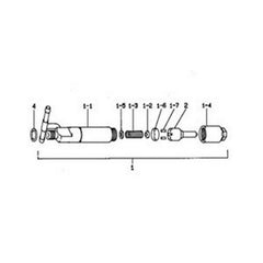 4 PCS Denso Fuel Injector 093500-6250 ME016994 for Mitsubishi Engine 4D34 - Buymachineryparts